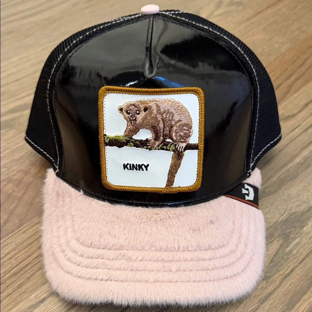 Goorin Bros Limited Edition “Kinky” Honey Bear Trucker Hat - Picture 1 of 5